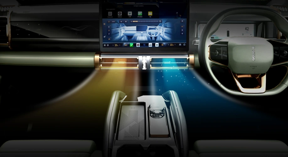 Chery J6 A/C Dua Zone dengan Filter Udara PM 2.5