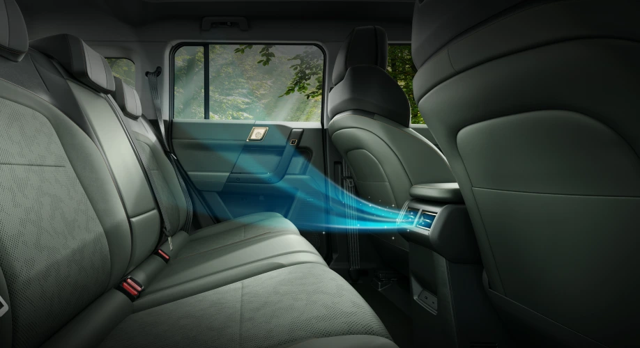 Chery J6 AC Baris Kedua dengan Filter Udara PM 2.5