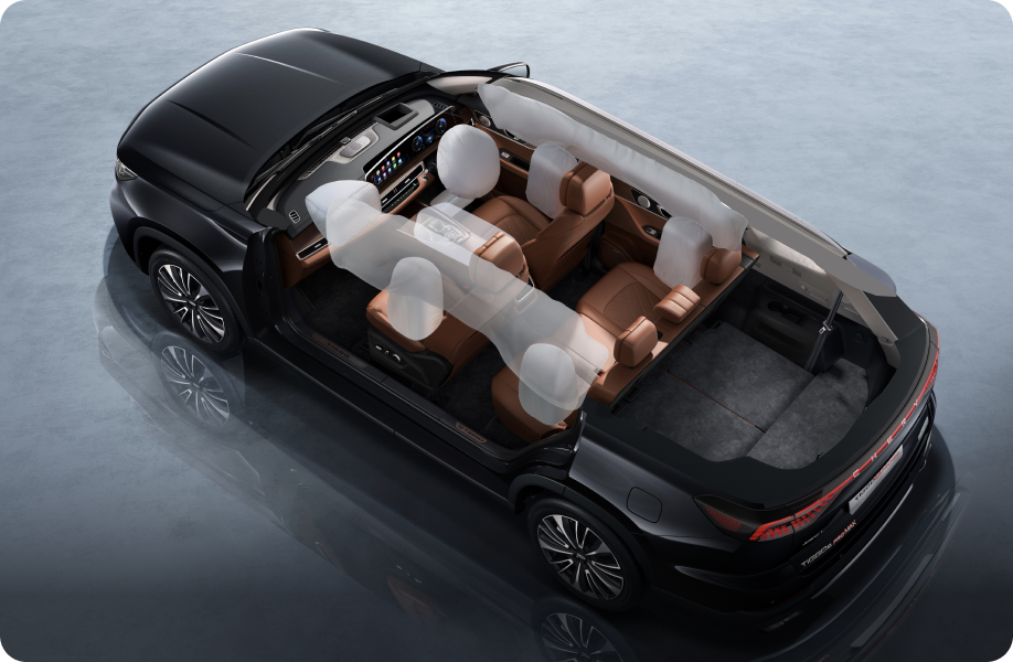 Chery Tiggo 8 Pro Max 10 Airbags System Provides All-Around Protection